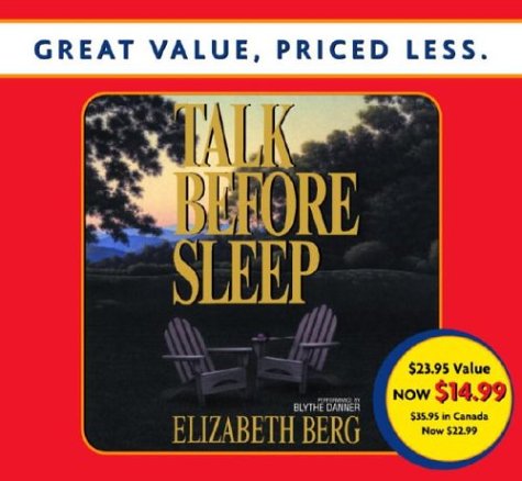 Book cover for Talk Before Sleep (Pl)(CD)
