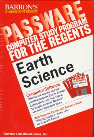 Book cover for Earth Science - Regents Passware Computer Study Program for Windows