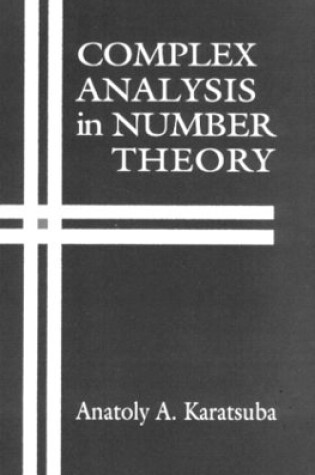Cover of Complex Analysis in Number Theory