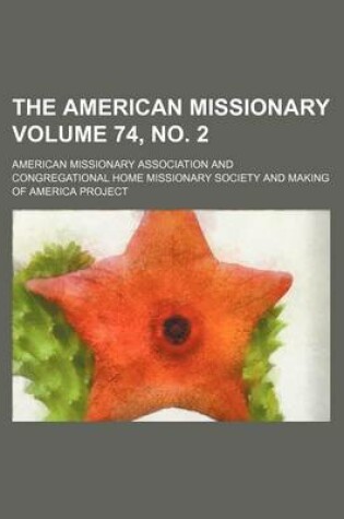 Cover of The American Missionary Volume 74, No. 2