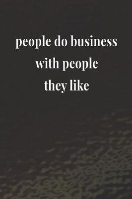 Book cover for People Do Business With People They Like