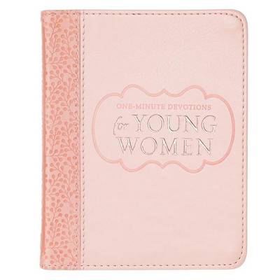 Cover of One-Min Devotions for Young Women Lux-Leather