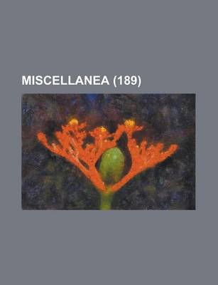 Book cover for Miscellanea (189)