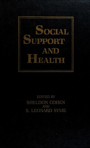 Cover of Social Support and Health