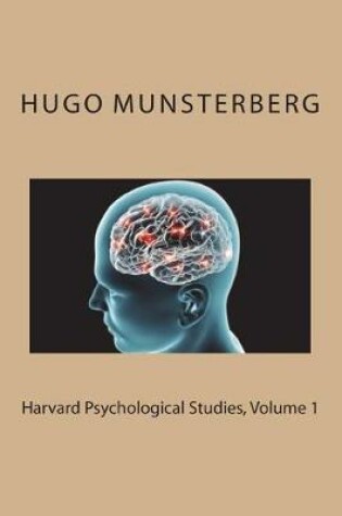 Cover of Harvard Psychological Studies, Volume 1