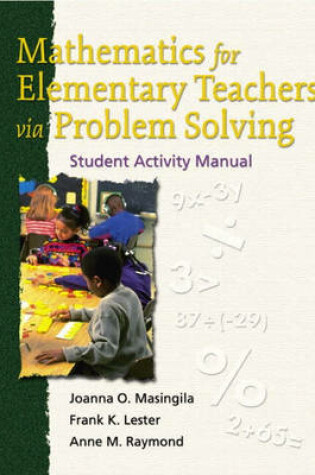 Cover of Mathematics for Elementary Teachers via Problem Solving