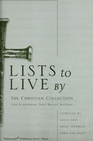 Cover of Lists to Live By: The Christian Collection