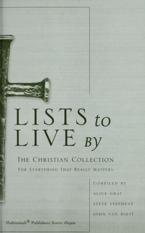 Book cover for Lists to Live By: The Christian Collection