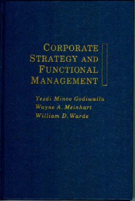 Book cover for Corporate Strategy and Functional Management