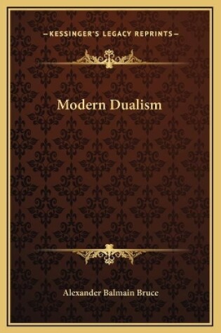 Cover of Modern Dualism