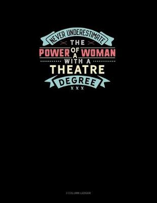 Book cover for Never Underestimate The Power Of A Woman With A Theatre Degree