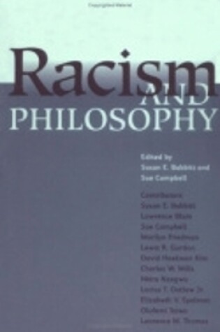 Cover of Racism and Philosophy