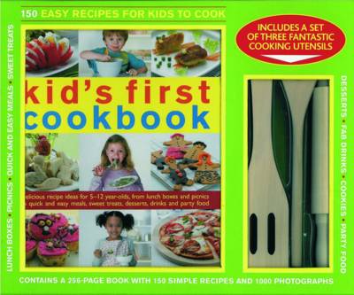 Book cover for 150 Easy Recipes for Kids to Cook - Kit