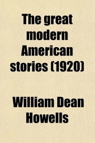 Cover of The Great Modern American Stories; An Anthology