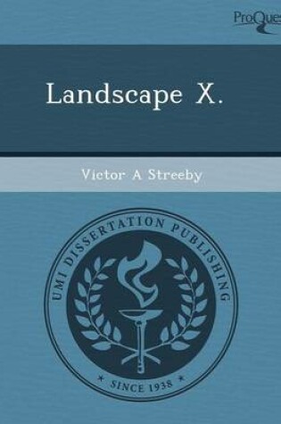 Cover of Landscape X