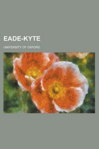 Cover of Eade-Kyte