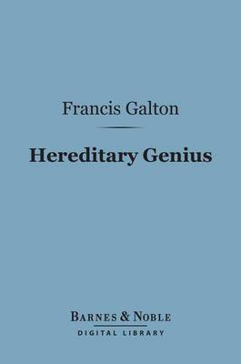 Cover of Hereditary Genius (Barnes & Noble Digital Library)