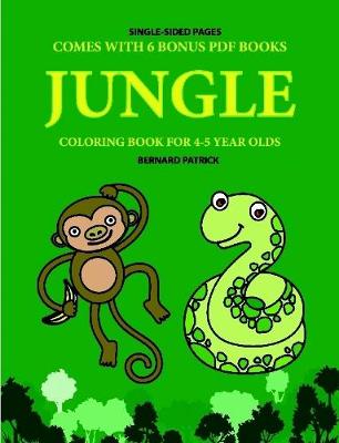 Book cover for Coloring Book for 4-5 Year Olds (Jungle)