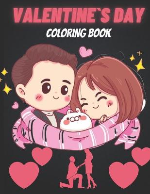 Book cover for Valentine`s Day Coloring Book