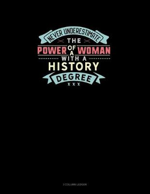 Book cover for Never Underestimate The Power Of A Woman With A History Degree