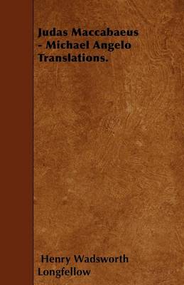 Book cover for Judas Maccabaeus - Michael Angelo Translations.