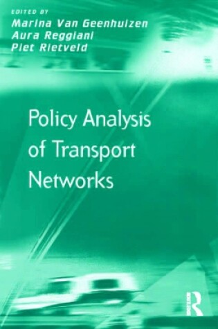 Cover of Policy Analysis of Transport Networks