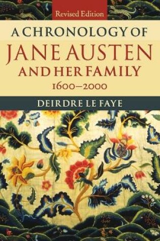 Cover of A Chronology of Jane Austen and her Family