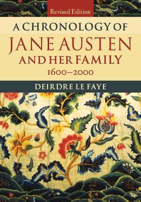 Book cover for A Chronology of Jane Austen and her Family