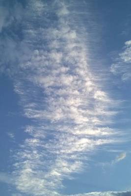 Book cover for Scattered White Clouds in a Blue Sky Journal