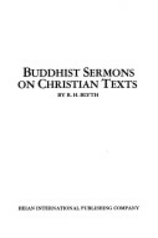 Cover of Buddhist Sermons on Christian Texts