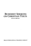 Book cover for Buddhist Sermons on Christian Texts