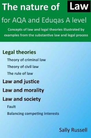 Cover of The Nature of Law for AQA and Eduqas A Level