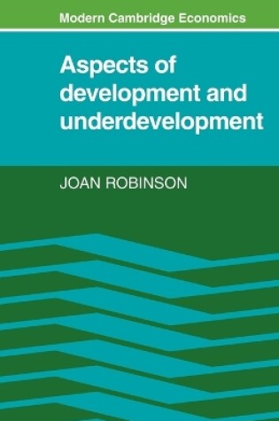 Cover of Aspects of Development and Underdevelopment