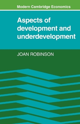 Cover of Aspects of Development and Underdevelopment