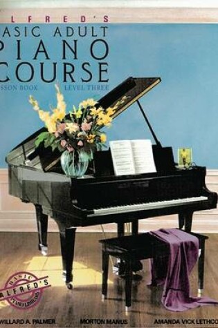 Cover of Alfred's Basic Adult Piano Course Lesson Book 3