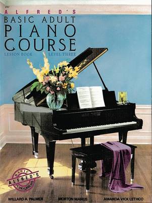 Book cover for Alfred's Basic Adult Piano Course Lesson Book 3