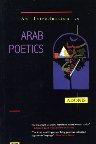 Cover of An Introduction to Arab Poetics