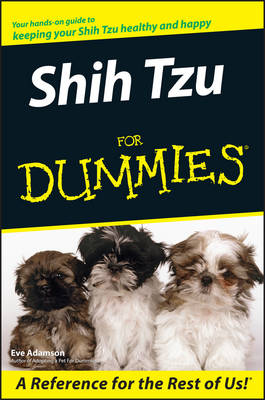 Book cover for Shih Tzu For Dummies