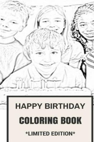 Cover of Happy Birthday Coloring Book