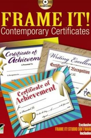 Cover of Frame It! Studio Contemporary Certificates