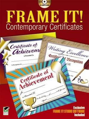 Book cover for Frame It! Studio Contemporary Certificates