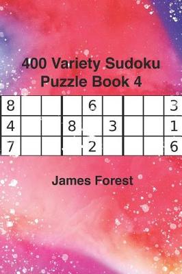 Book cover for 400 Variety Sudoku Puzzle Book 4