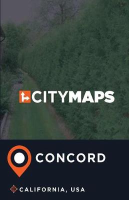 Book cover for City Maps Concord California, USA