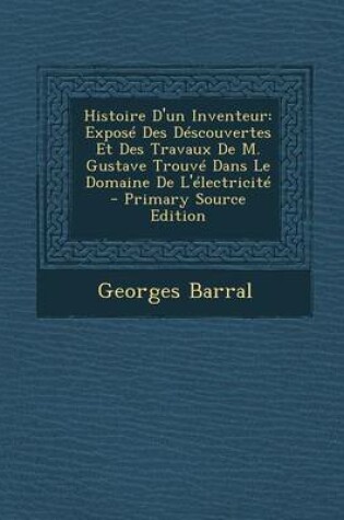 Cover of Histoire D'Un Inventeur