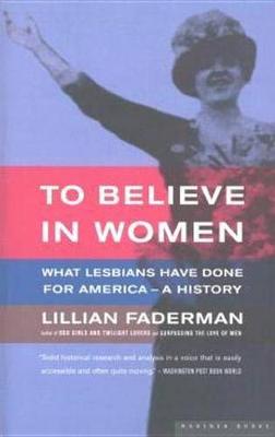 Book cover for To Believe in Women