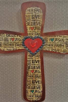Book cover for A Red Heart on a Christian Cross Journal
