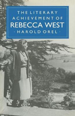 Book cover for The Literary Achievement of Rebecca West
