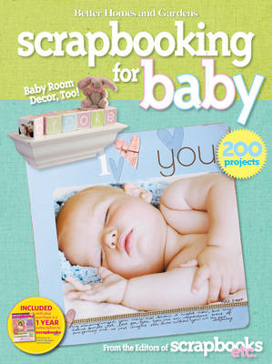 Book cover for Scrapbooking for Baby: Better Homes and Gardens