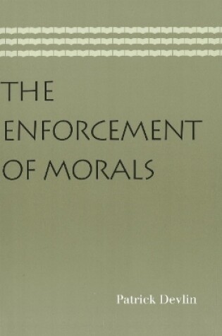 Cover of Enforcement of Morals