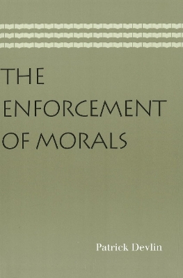 Book cover for Enforcement of Morals